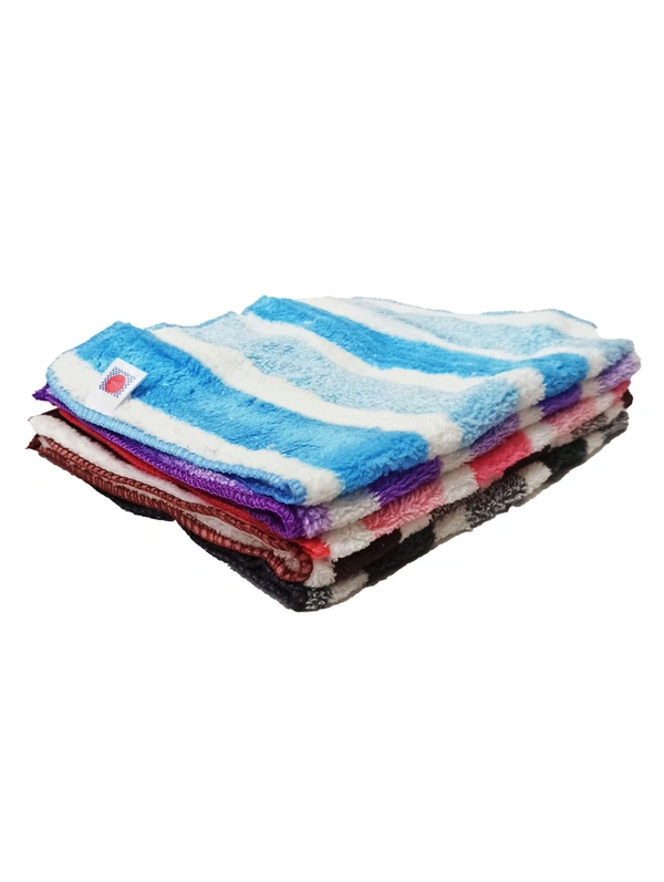 BIJKART 12 in x18 in Hand Towels 12 Pieces with Assorted Colors - 12/18, 12