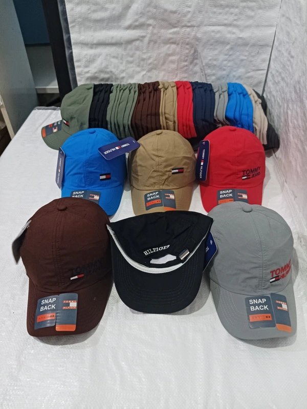 Mens Embrodary Parashute  Material Cap  Color - Mix Color Pack  Fitting - Steel Buckle - Free, 6