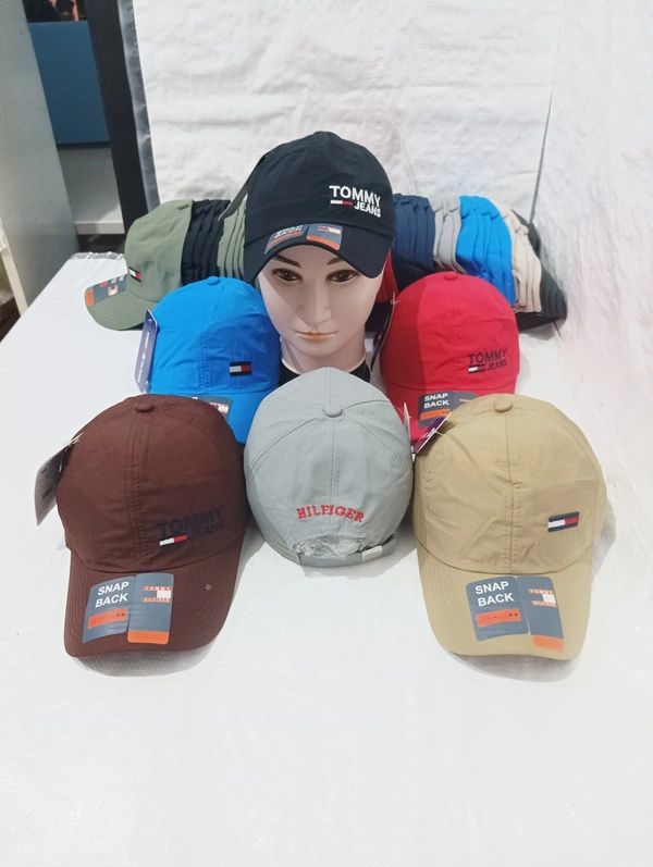 Mens Embrodary Parashute  Material Cap  Color - Mix Color Pack  Fitting - Steel Buckle - Free, 6