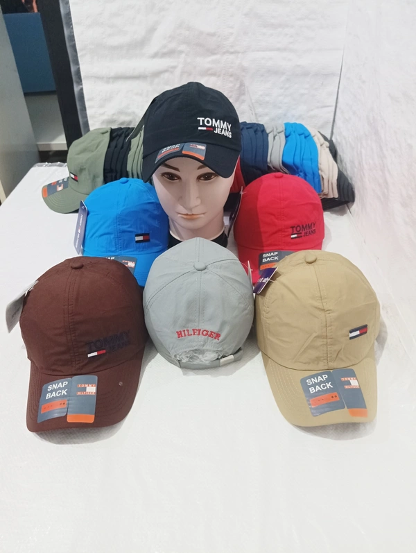 Mens Embrodary Parashute  Material Cap  Color - Mix Color Pack  Fitting - Steel Buckle - Free, 6