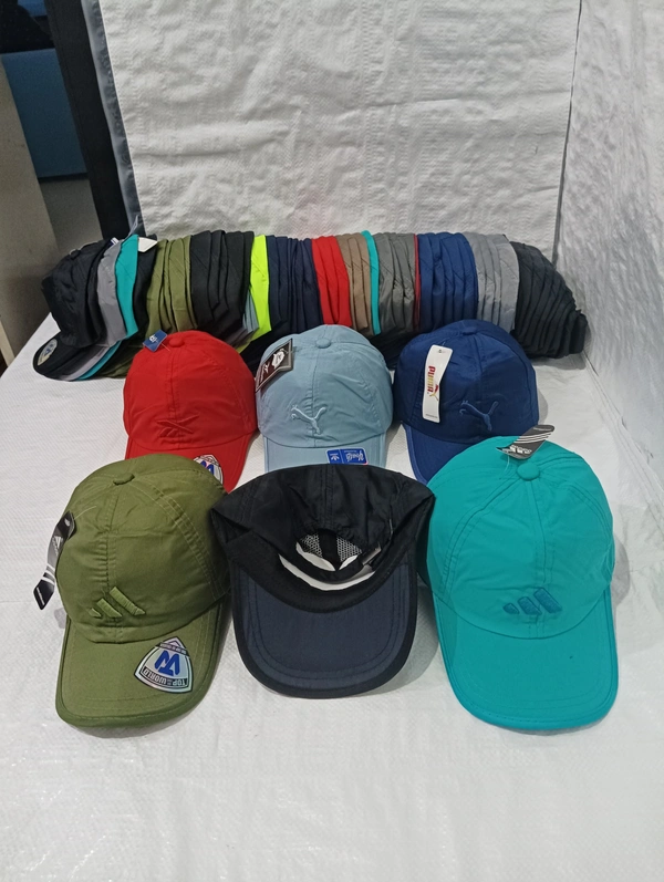Kids Embrodary Parashute  Material Cap  Color - Mix Color Pack  Fitting - Steel Buckle - Free, 6