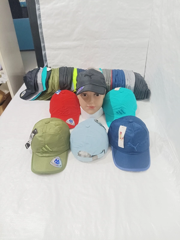 Kids Embrodary Parashute  Material Cap  Color - Mix Color Pack  Fitting - Steel Buckle - Free, 6