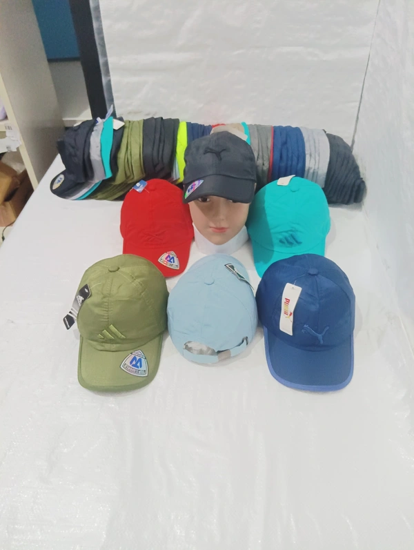 Kids Embrodary Parashute  Material Cap  Color - Mix Color Pack  Fitting - Steel Buckle - Free, 6