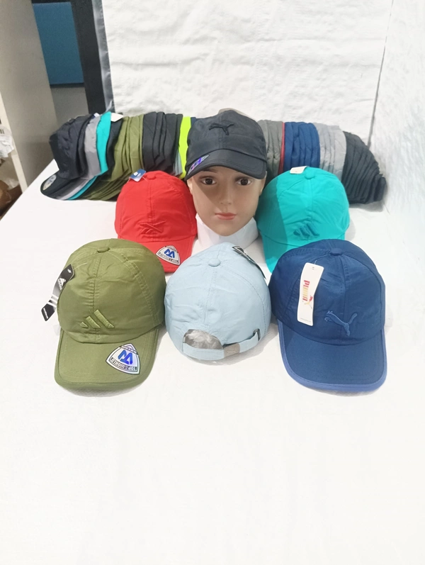 Kids Embrodary Parashute  Material Cap  Color - Mix Color Pack  Fitting - Steel Buckle - Free, 6