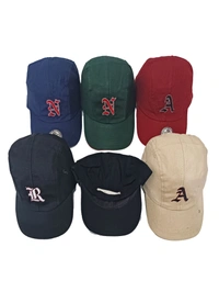 Mens Embroidery Logo Caps Mix Color And Velcro Adjustable - Free, 6