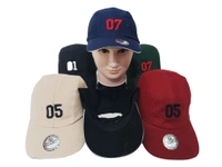 Mens Cotton Embrodary Logo Cap Color - Pink  Color Cap Fitting  Velcro - Free, 6