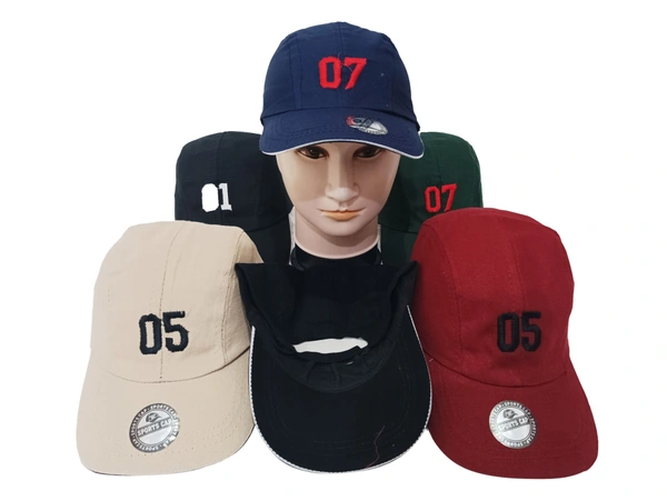 Mens Cotton Embrodary Logo Cap Color - Pink  Color Cap Fitting  Velcro - Free, 6