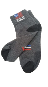Men Mix Branded Cotton  Socks, Mix Color Pack Set Of 12 Pairs - Free, 12