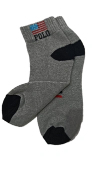 Men Mix Branded Cotton  Socks, Mix Color Pack Set Of 12 Pairs - Free, 12