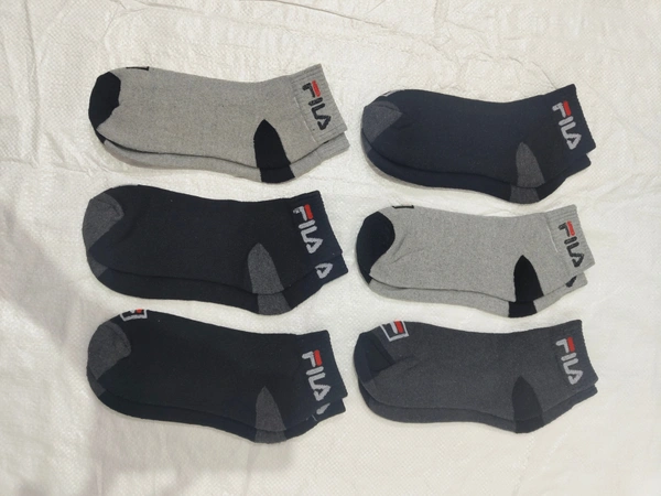 Men Mix Branded Cotton  Socks, Mix Color Pack Set Of 12 Pairs - Free, 12