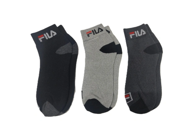 Men Mix Branded Cotton  Socks, Mix Color Pack Set Of 12 Pairs - Free, 12