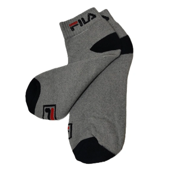 Men Mix Branded Cotton  Socks, Mix Color Pack Set Of 12 Pairs - Free, 12