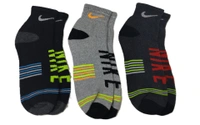 Men Mix Branded Cotton  Socks, Mix Color Pack Set Of 12 Pairs - Free, 12