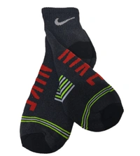 Men Mix Branded Cotton  Socks, Mix Color Pack Set Of 12 Pairs - Free, 12