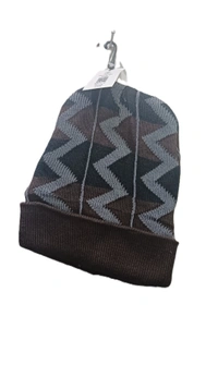 Woolen Half Beanie Cap With Inside Furr Mix Color Pack Only - Half Beanie, 6