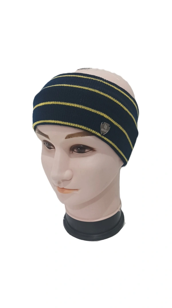 Men Woolen Head Band Mix Color And Mix Printed Pack Only - Head Band, 6
