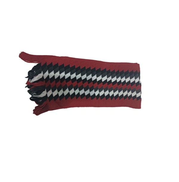 Mens Woolen Winter Muffler Color-Mix Color And Prints Only - Free, 6