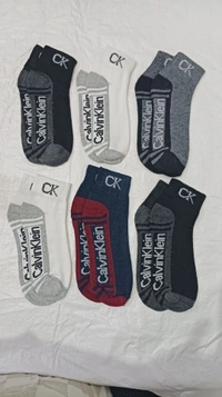 Men Premium Quality Mix Branded Cotton  Socks, Mix Color Set Of 12 Pairs - Free, 12