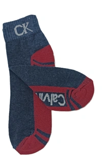 Men Premium Quality Mix Branded Cotton  Socks, Mix Color Set Of 12 Pairs - Free, 12