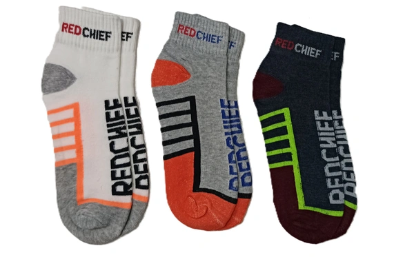 Men Premium Quality Mix Branded Cotton  Socks, Mix Color Set Of 12 Pairs - Free, 12