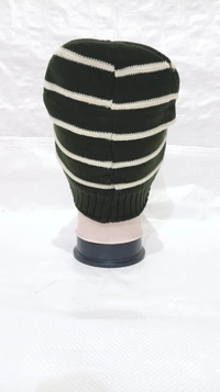 Woolen Half Beanie Cap With Inside Furr Mix Color Pack Only - Half Beanie, 6