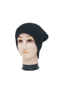 Woolen Long Beanie Cap With Inside Furr Mix Color Only - Long Beanie, 6