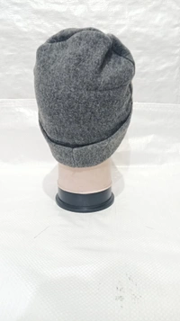 Mens Wioolen Caps With Front Embrodary Design Color Grey  Color Pack Only - Free, 6