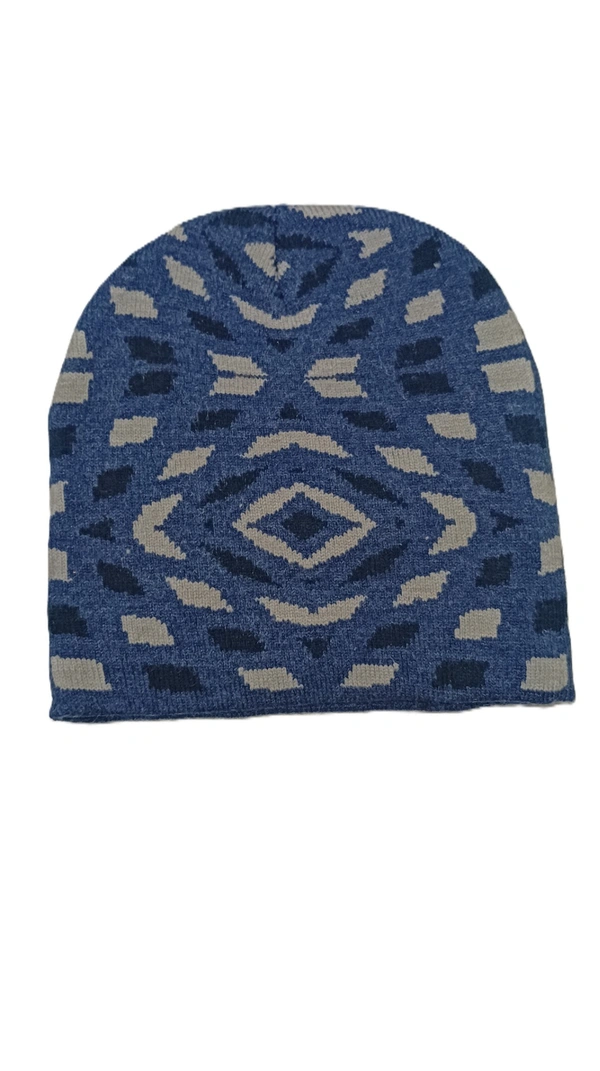 Woolen Half Beanie Cap With Inside Furr Mix Color Pack Only - Half Beanie, 6