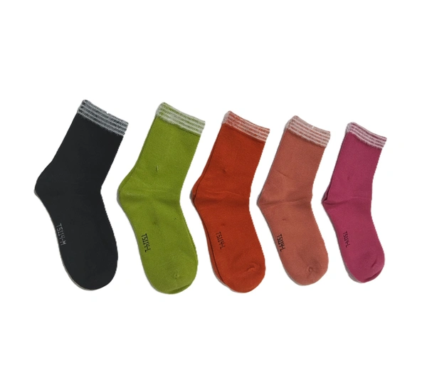 Children'S Soft Comfort Long Socks,Mix Color Pack (Pack Of 10Pairs ) Size -L - Large, 10
