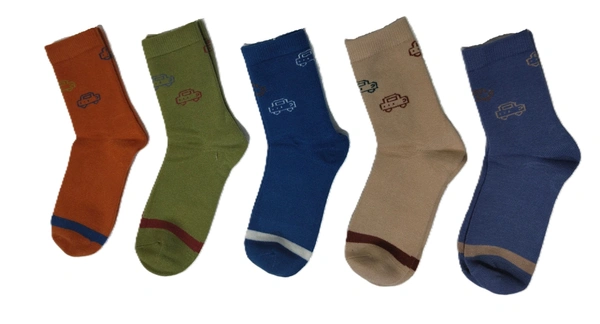 Children'S Soft Comfort Long Socks,Mix Color Pack (Pack Of 10Pairs ) Size -L - Large, 10