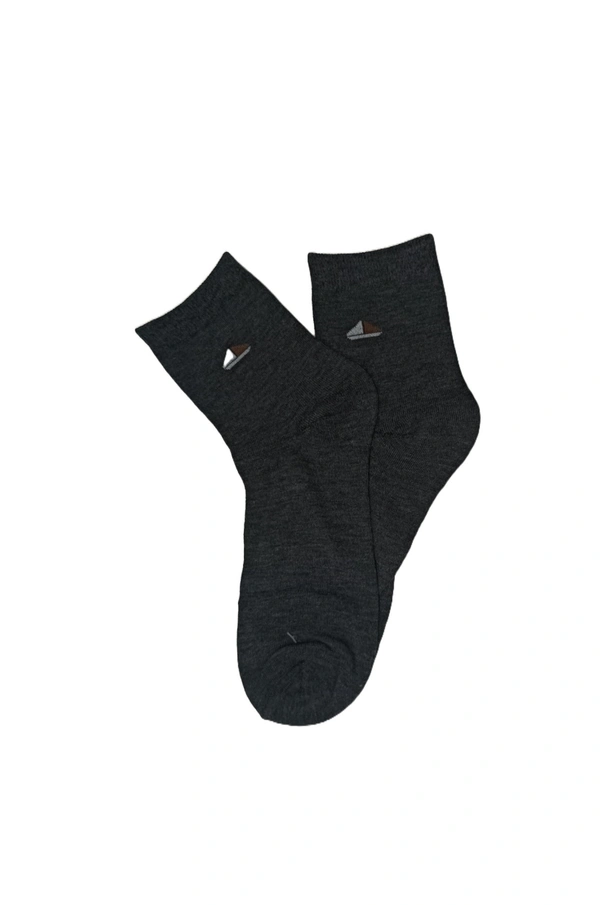 Men Mix Half Length  Cotton   Socks, Mix Color Pack Set Of 10 Pair - Free, 10