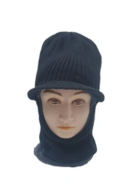 Men Woolen Monkey Style Long Cap Color Mix Color Pack Only - Free, 6