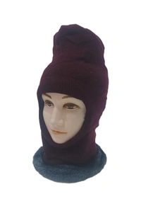 Men Woolen Monkey Style Long Cap Color Mix Color Pack Only - Free, 6