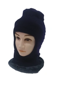 Men Woolen Monkey Style Long Cap Color Mix Color Pack Only - Free, 6