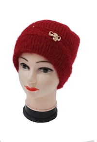 Girls And Ladies Woolen Winter Caps Color-Mix Color Pack Only - Free, 6