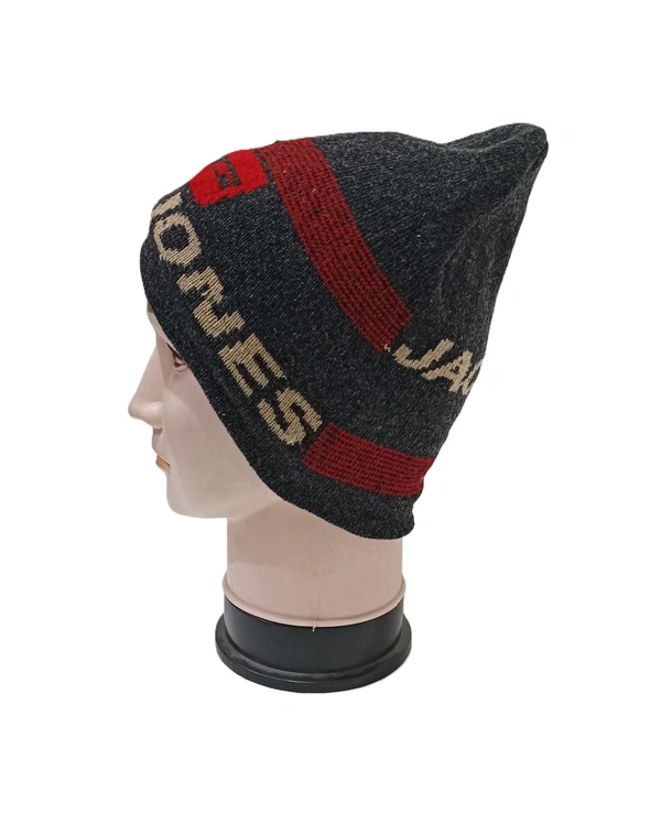 Men Half Beanie Woolen Cap With Furr Mix Color Pack Only - Half Beanie, 6