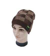 Men Half Beanie Cap With Inside Furr Mix Color Mix Printed - Half Beanie, 6