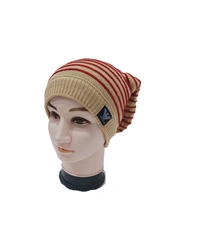 Men Long Beanie Cap With Inside Furr Mix Color Mix Printed Pack Only - Long Beanie, 6