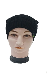 Men Long Beanie Cap Without  Furr  Black  Color Pack Only - Long Beanie, 6