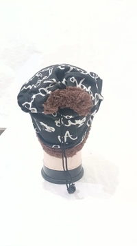 Men Charlie Woolen Cap With Dori For Adjustment Color - Multi Color N Prints With Full Inside Furr - Free, 6