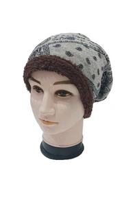 Men Charlie Woolen Cap With Dori For Adjustment Color - Multi Color N Prints With Full Inside Furr - Free, 6