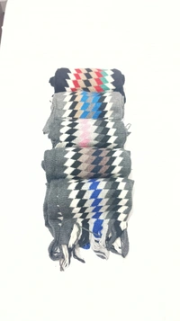 Mens Woolen Winter Muffler Color-Mix Color Pack Only - Free, 6