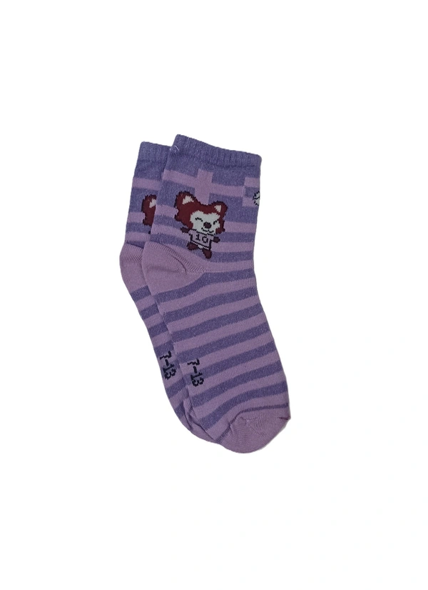 Kids China Imported Mix Color Mix Design Printed Cotton Socks - Kids, 12