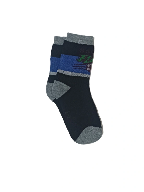 Kids China Imported Mix Color Mix Design Printed Cotton Socks - Kids, 12