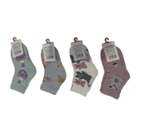 Kids China Imported Mix Color Mix Design Printed Cotton Socks - Kids, 12