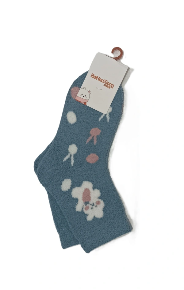 Kids China Imported Mix Color Mix Design Printed Cotton Socks - Kids, 12
