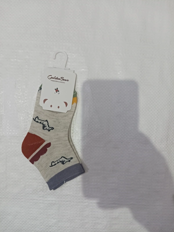 Kids China Imported Mix Color Mix Design Printed Cotton Socks - Kids, 12