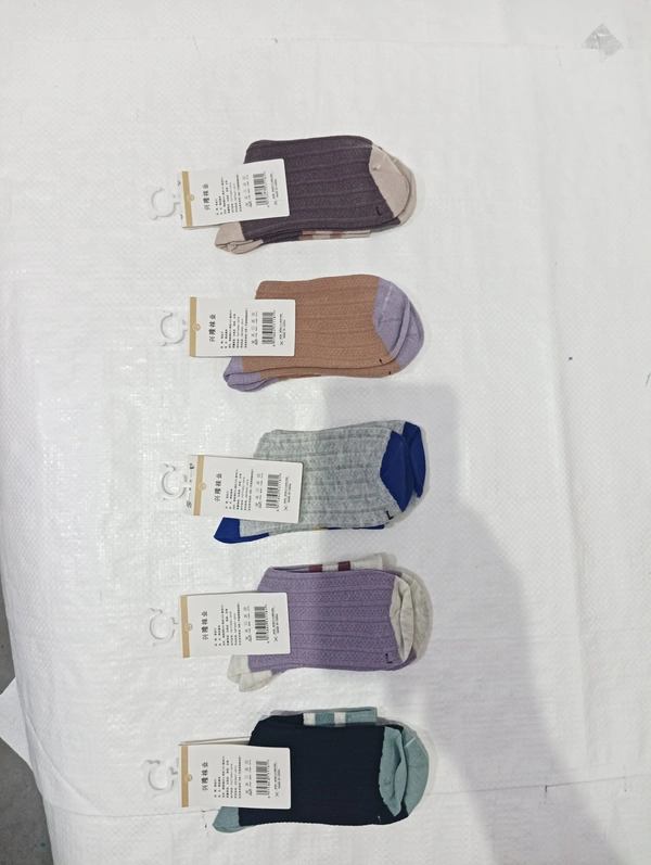 Kids China Imported Mix Color Mix Design Printed Cotton Socks - Kids, 12