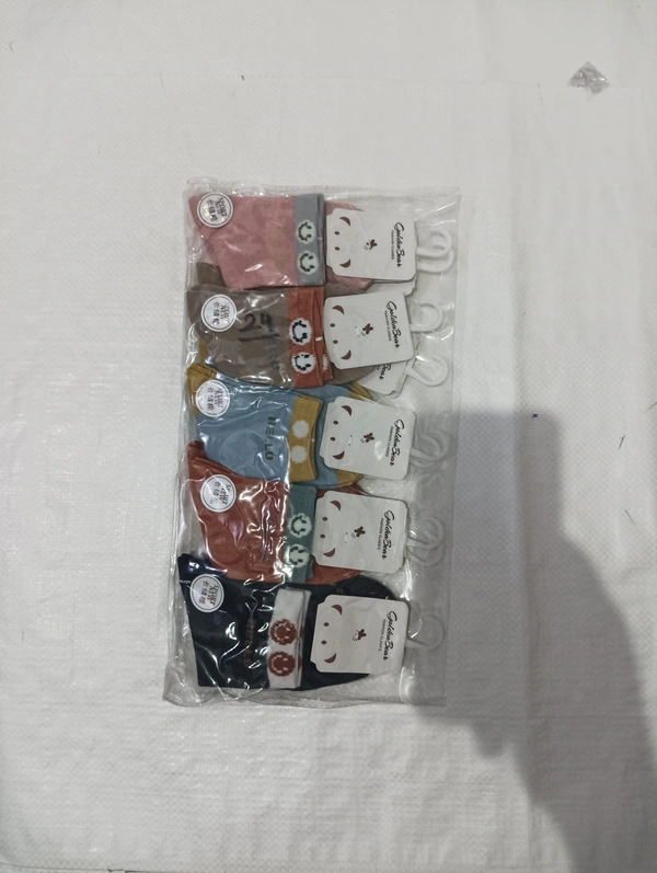 Kids China Imported Mix Color Mix Design Printed Cotton Socks - Kids, 12