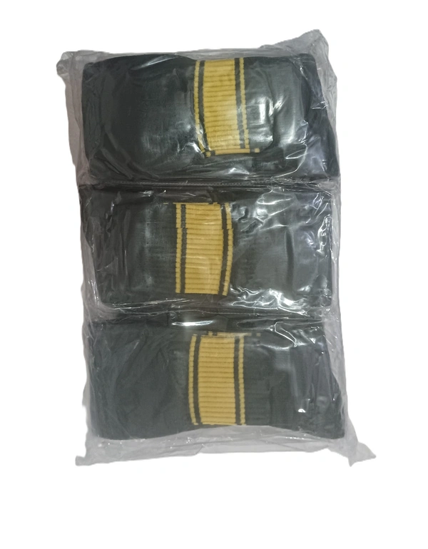 Mens Football Socks Green Color Pack Of 6 Pairs - Free, 6